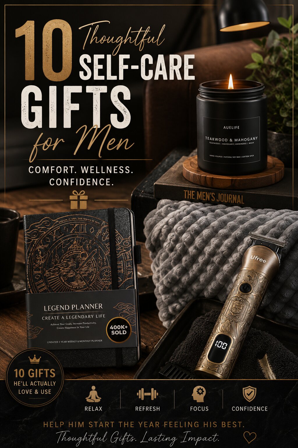 Self-Care Gift Ideas for Men: Thoughtful Gifts for Comfort, Wellness & Confidence