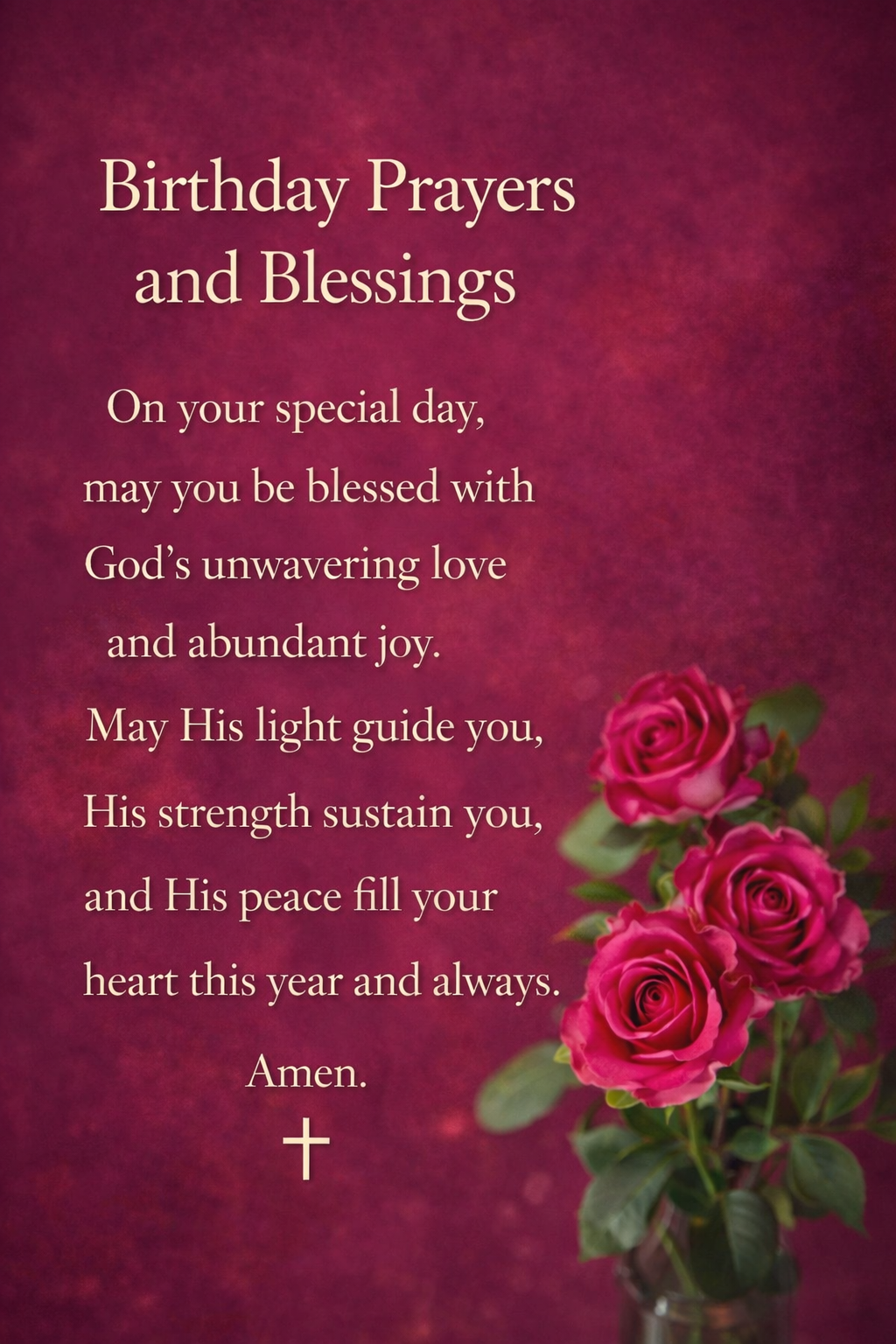 Birthday Prayers and Blessings