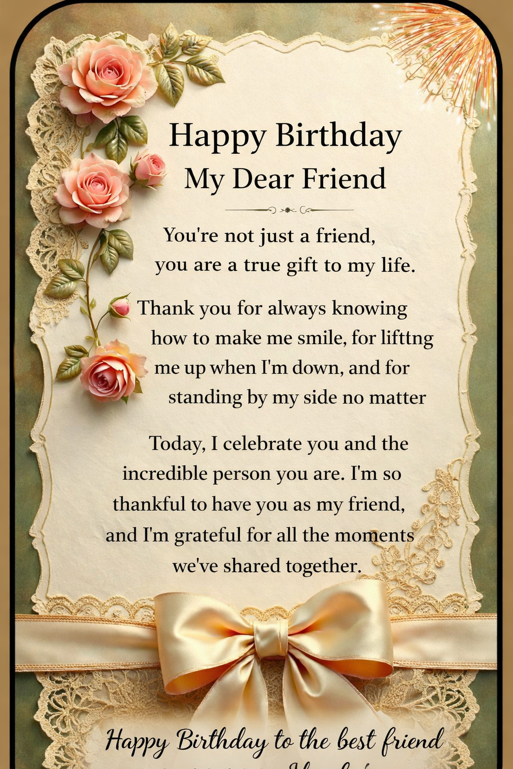 Heart Touching Birthday Messages for Best Friend 3 Heart Touching Birthday Messages for Best Friend