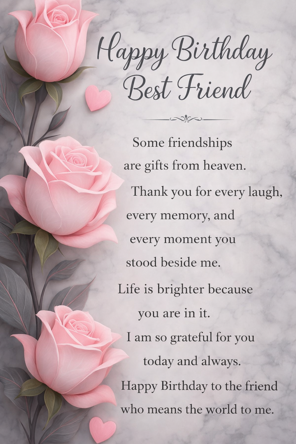 Heart Touching Birthday Messages for Best Friend 2 Heart Touching Birthday Messages for Best Friend